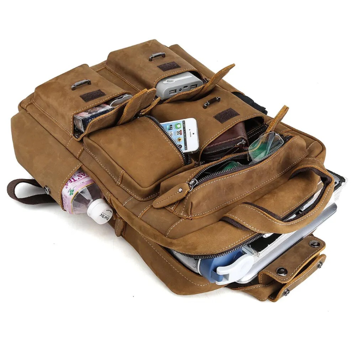 BACKPACK Traveler Light Brown - Image 2